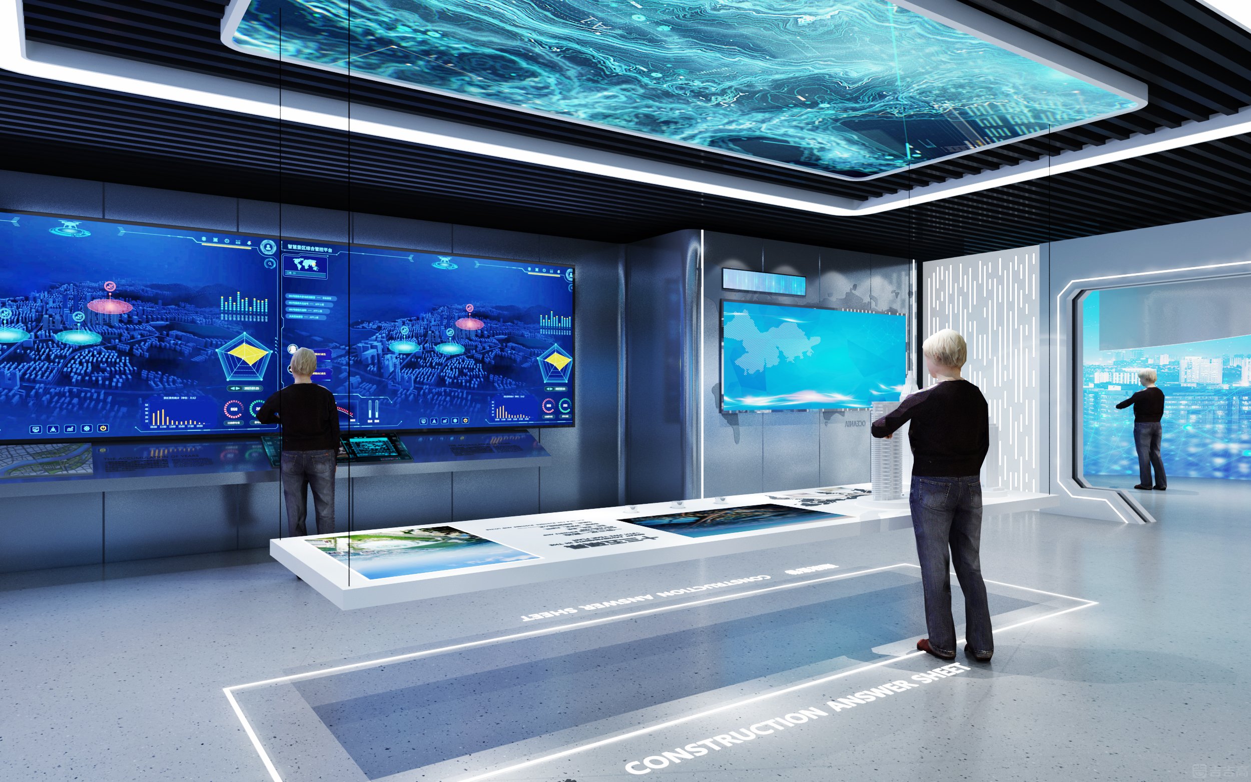 吉安高鐵新區(qū)數(shù)字展廳